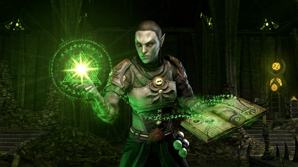 The class that came with Necron expansion of The Elder Scrolls Online, the Arcanist.