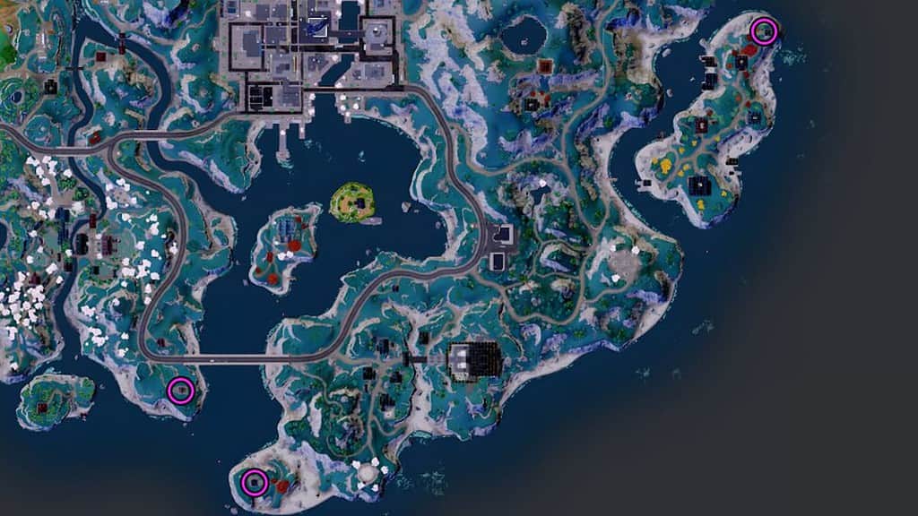 Map from Mapgenie of Fortnite Chapter 4 Season 2