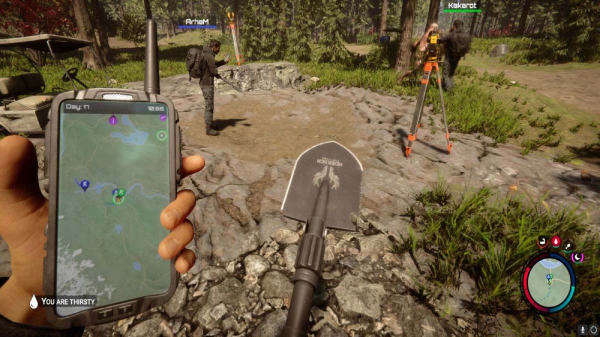 Sons of the Forest Shovel: Location and Functions