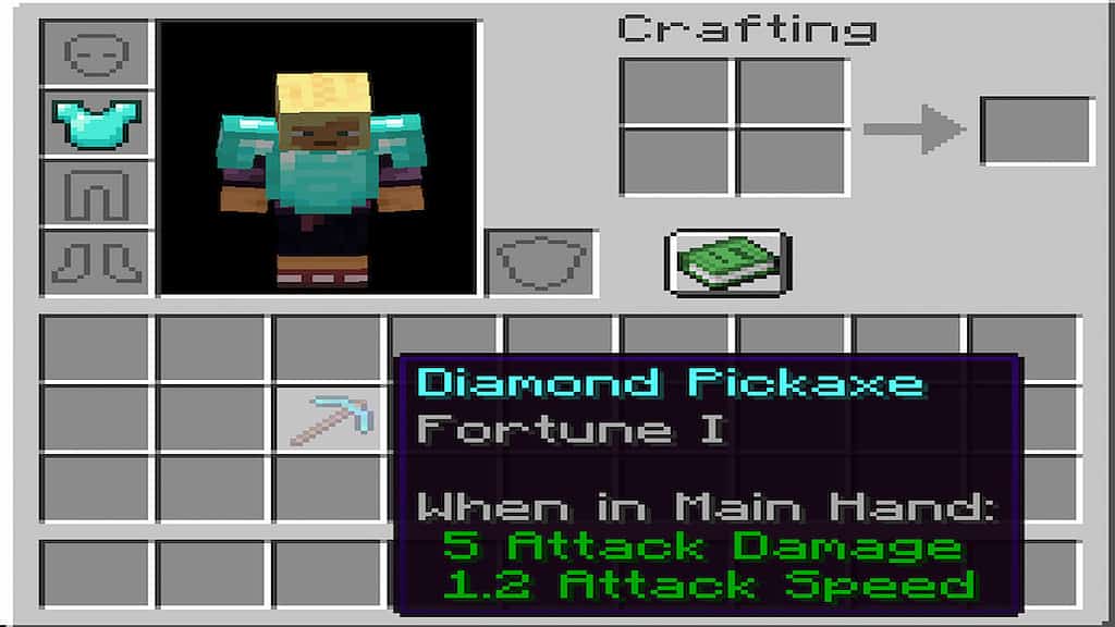 What are the best Minecraft enchantments and materials for pickaxe