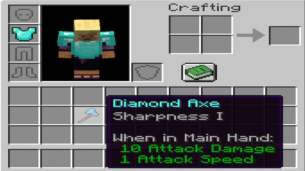 Minecraft inventory armor.