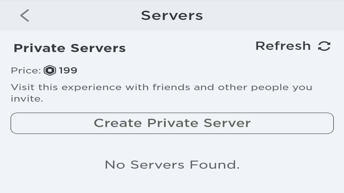Free Roblox Private Server
