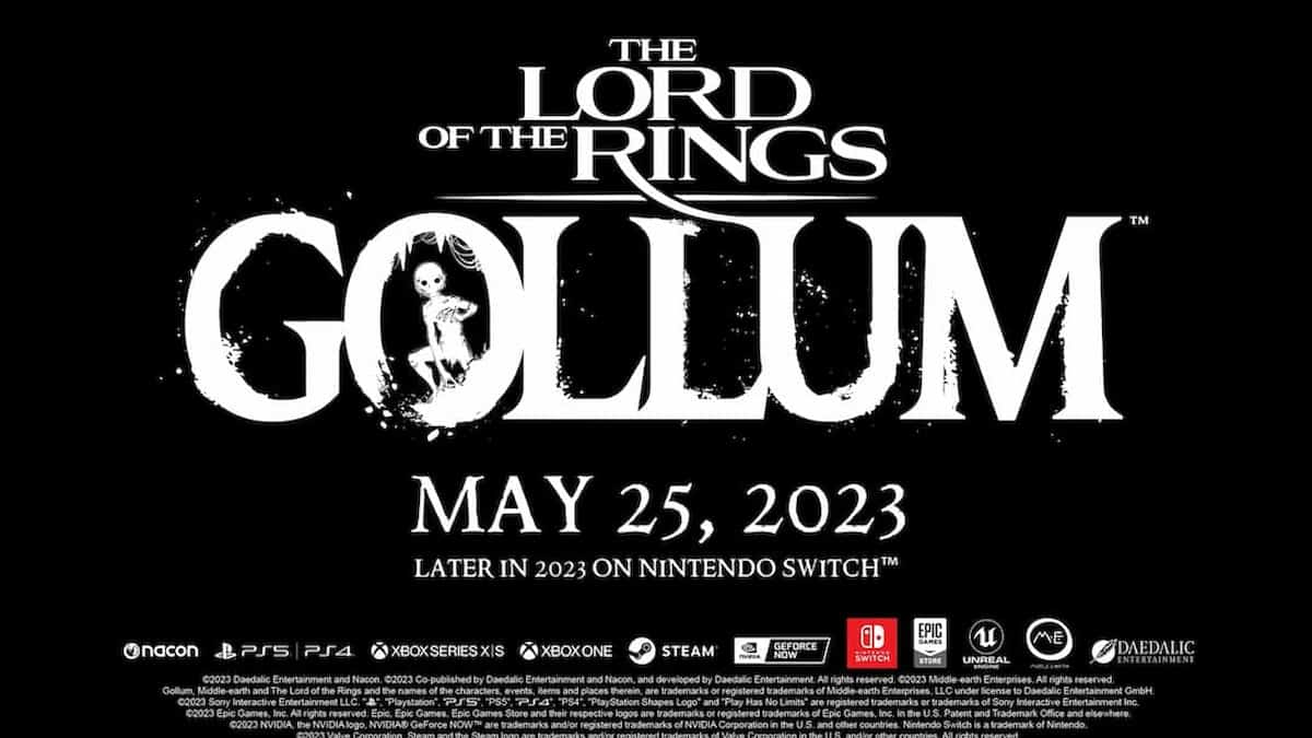 The Lord of the Rings: Gollum will also come to Nintendo Switch - My  Nintendo News