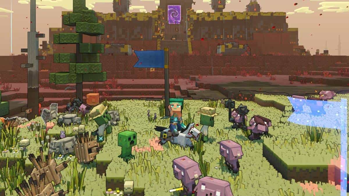 Minecraft Dungeons is coming to Steam