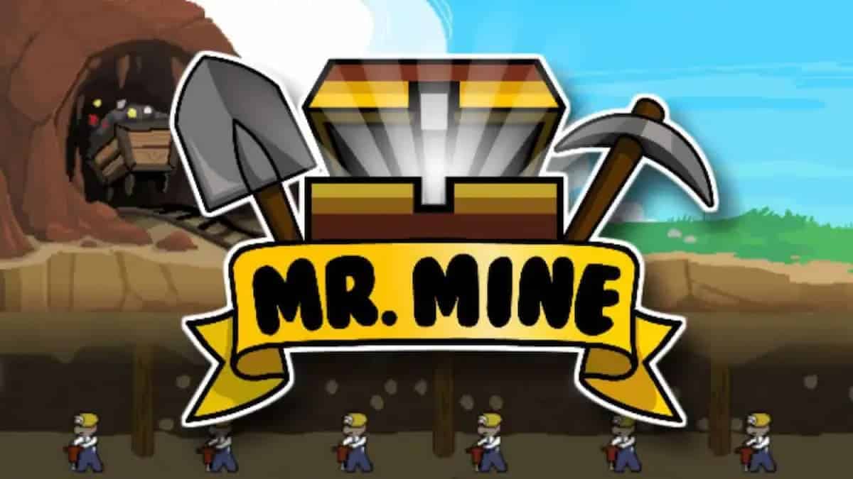Mr Mine Title Screen