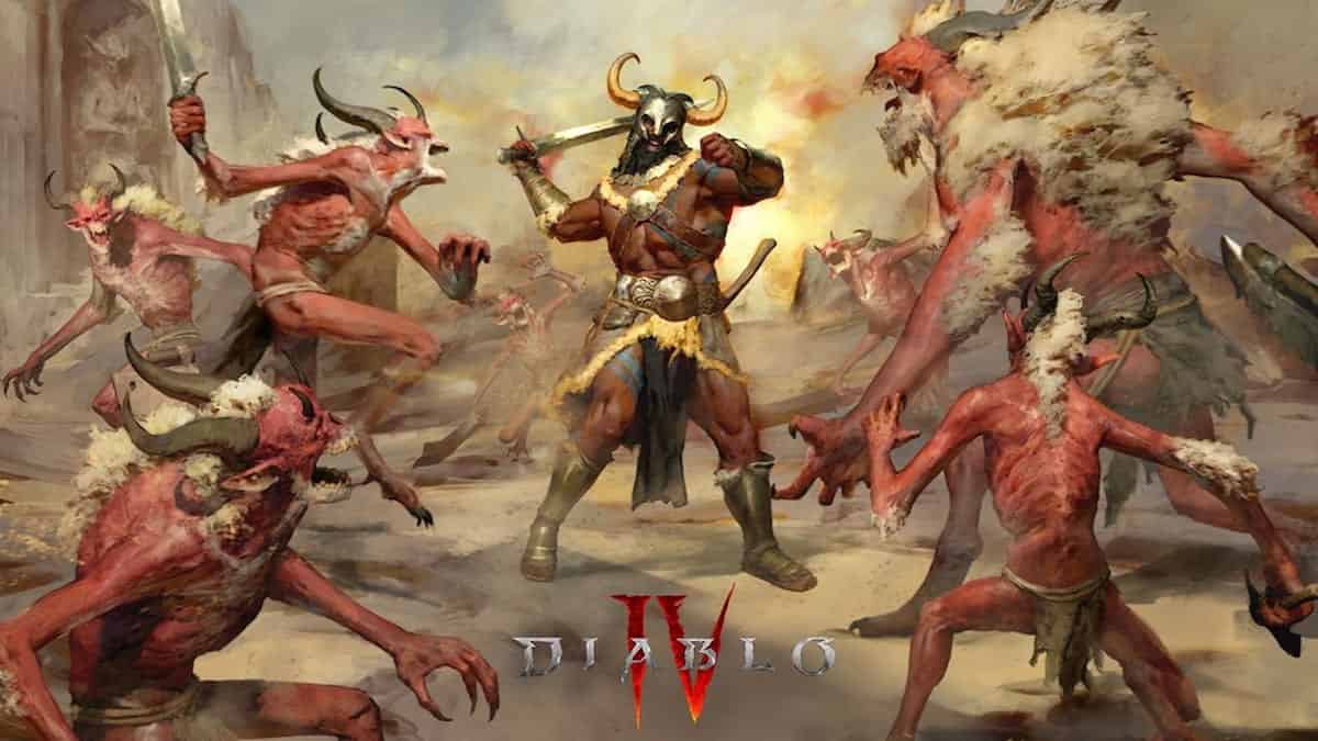 A teaser image for the Barbarian in Diablo 4.