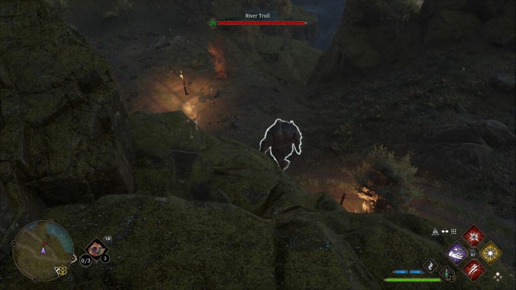 Countering Trolls in Hogwarts Legacy
