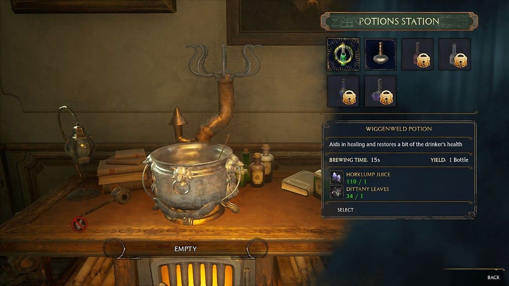 Every Hogwarts Legacy Potion & How To Craft Them