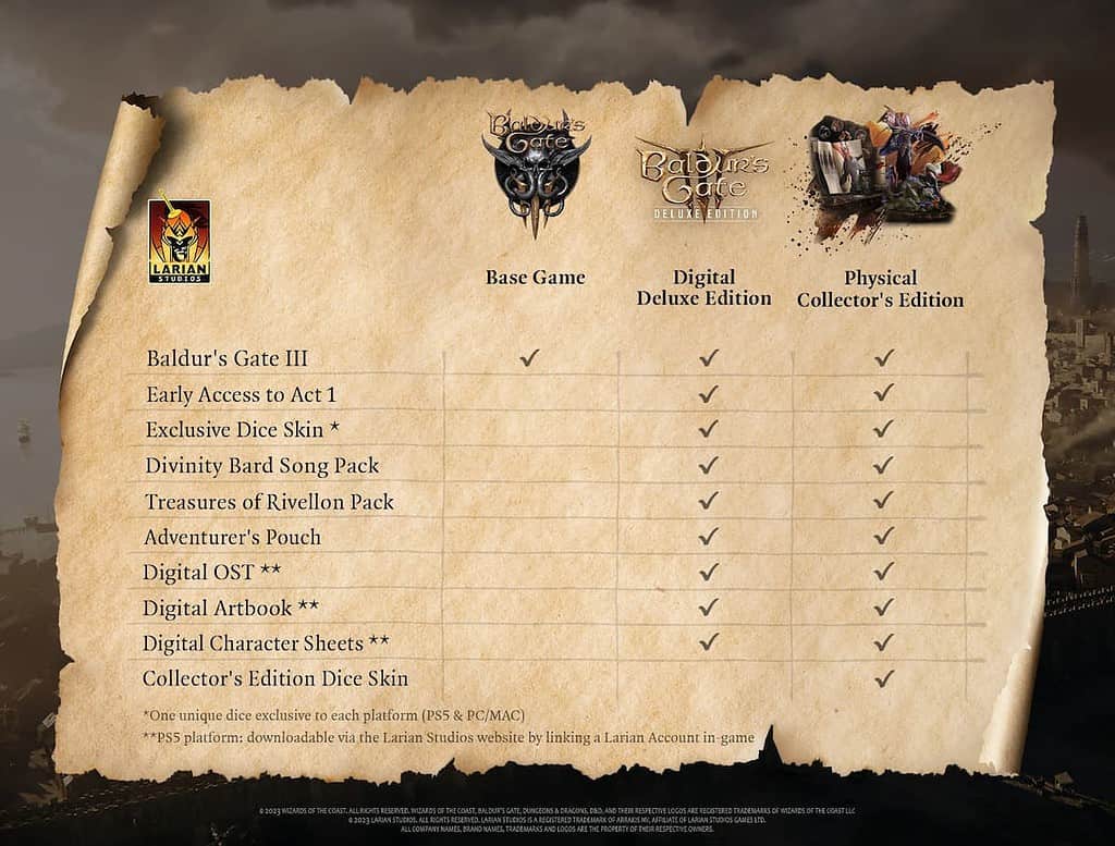 Baldur’s Gate 3 Pre-order Bonus list - everything you need to know - N4G