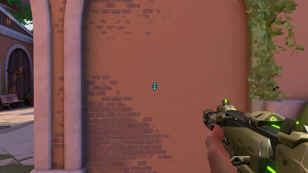 Valorant funny crosshair minecraft steve