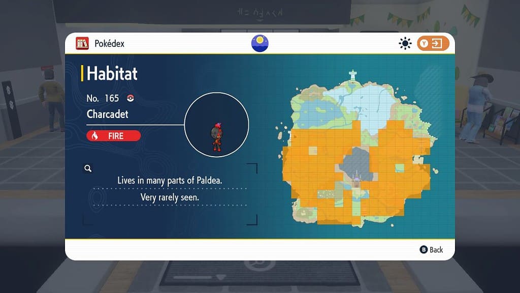Charcadet map location Pokémon Scarlet and Violet