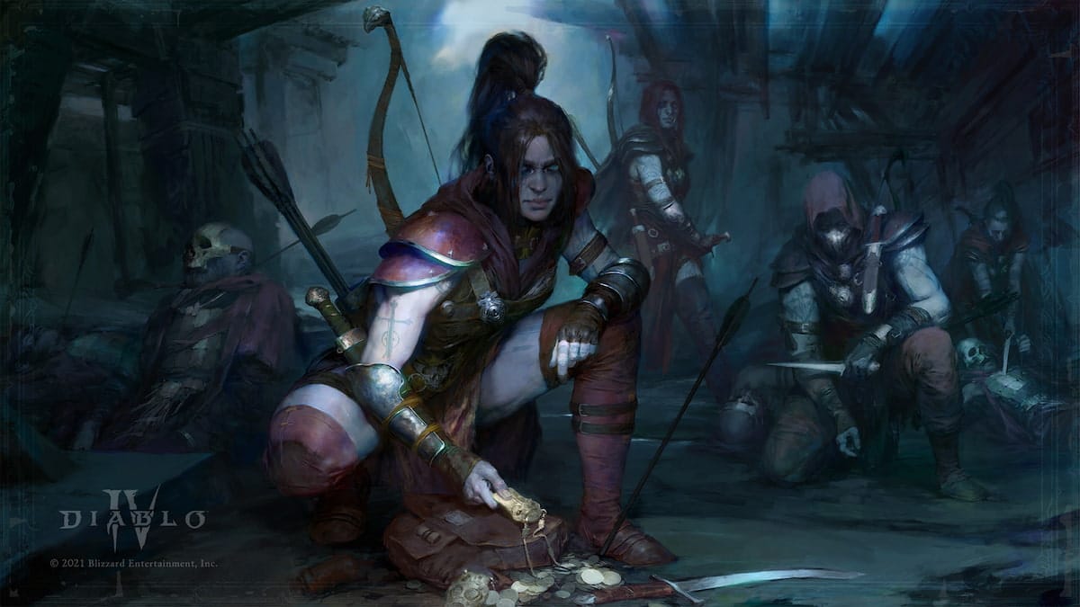 Diablo 4 Rogue class keyart