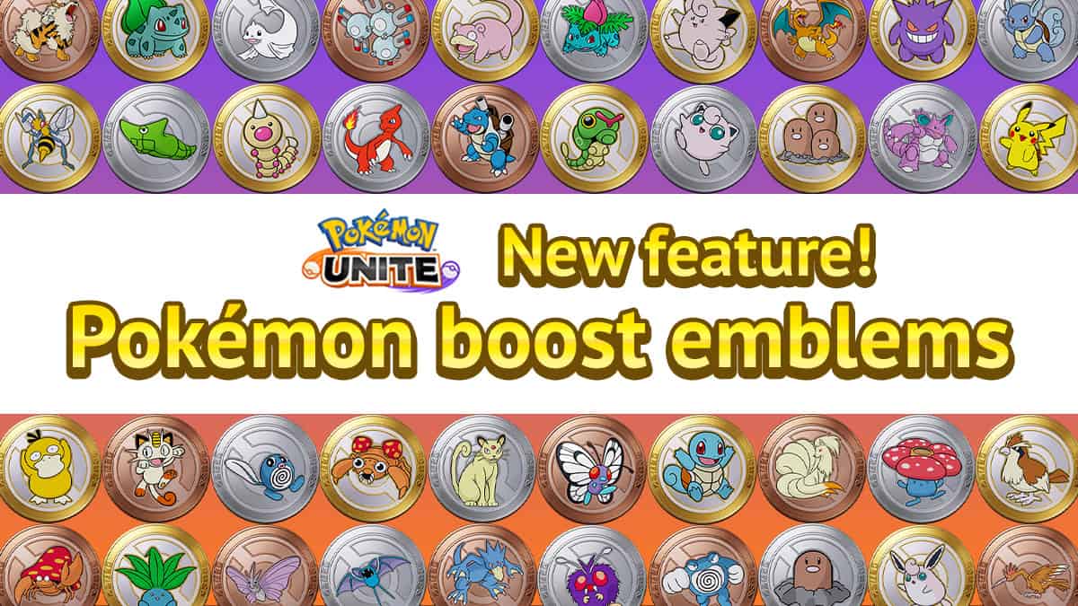 Image showing a wide range of emblems all with different pokemon on each emblem.