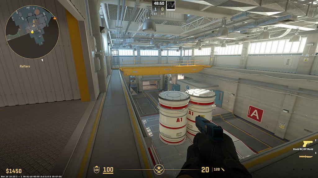 Image from Haven on site A on the map Nuke in CS2