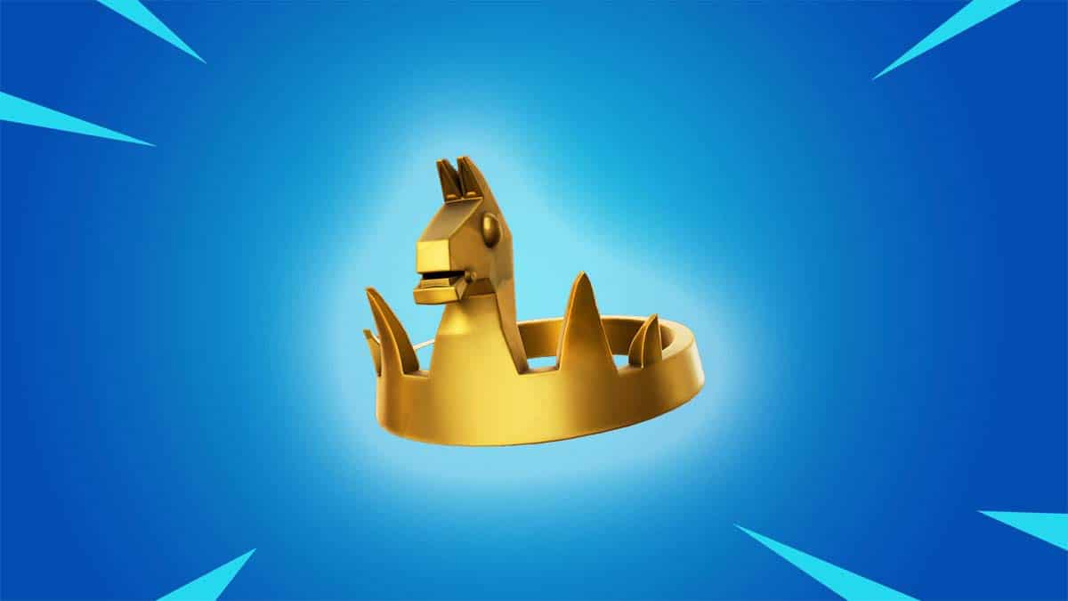An image of Fortnite victory crown, represents players who have won.