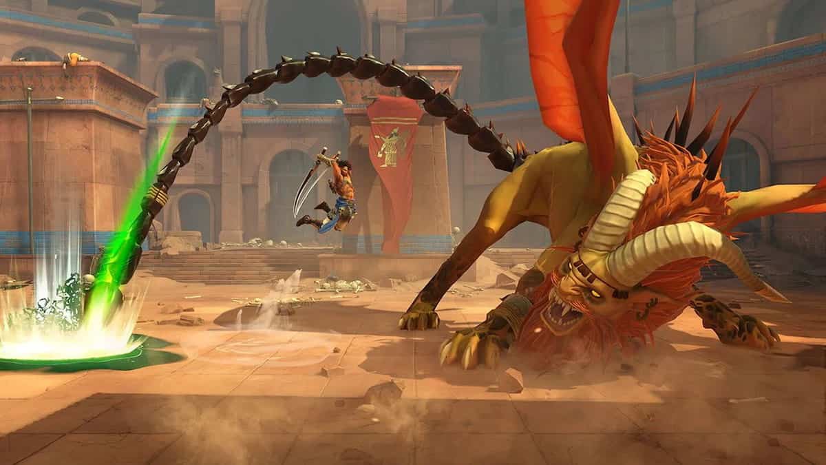 Prince of Persia: The Lost Crown image of a manticore in game