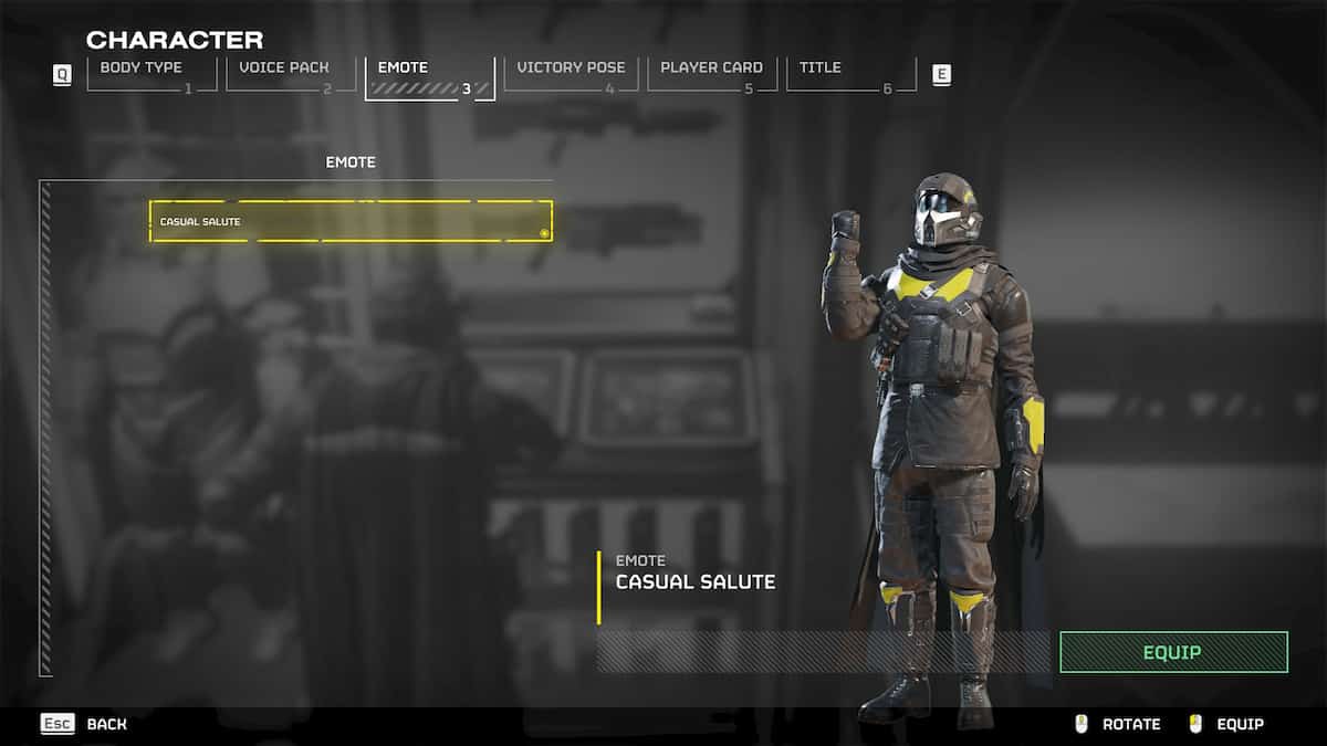 How to Emote in Helldivers 2 How to Unlock, Select and Use Emotes N4G How to Emote in Helldivers 2 How to Unlock, Select and Use Emotes N4G