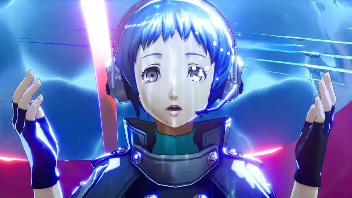 Close-up shot of Fuuka in Persona 3 Reload