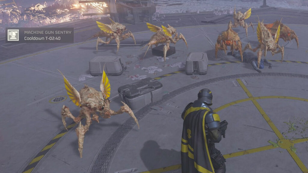Helldivers 2 screenshot of Pouncers and Scavengers