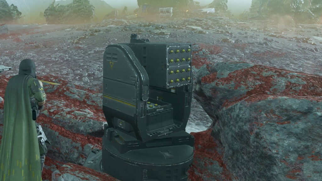 Helldivers 2 screenshot of a Rocket Sentry