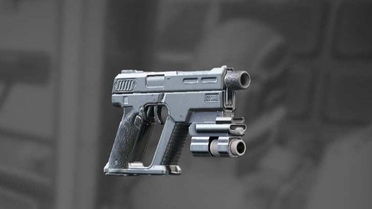 Helldivers 2 screenshot of the Peacemaker pistol