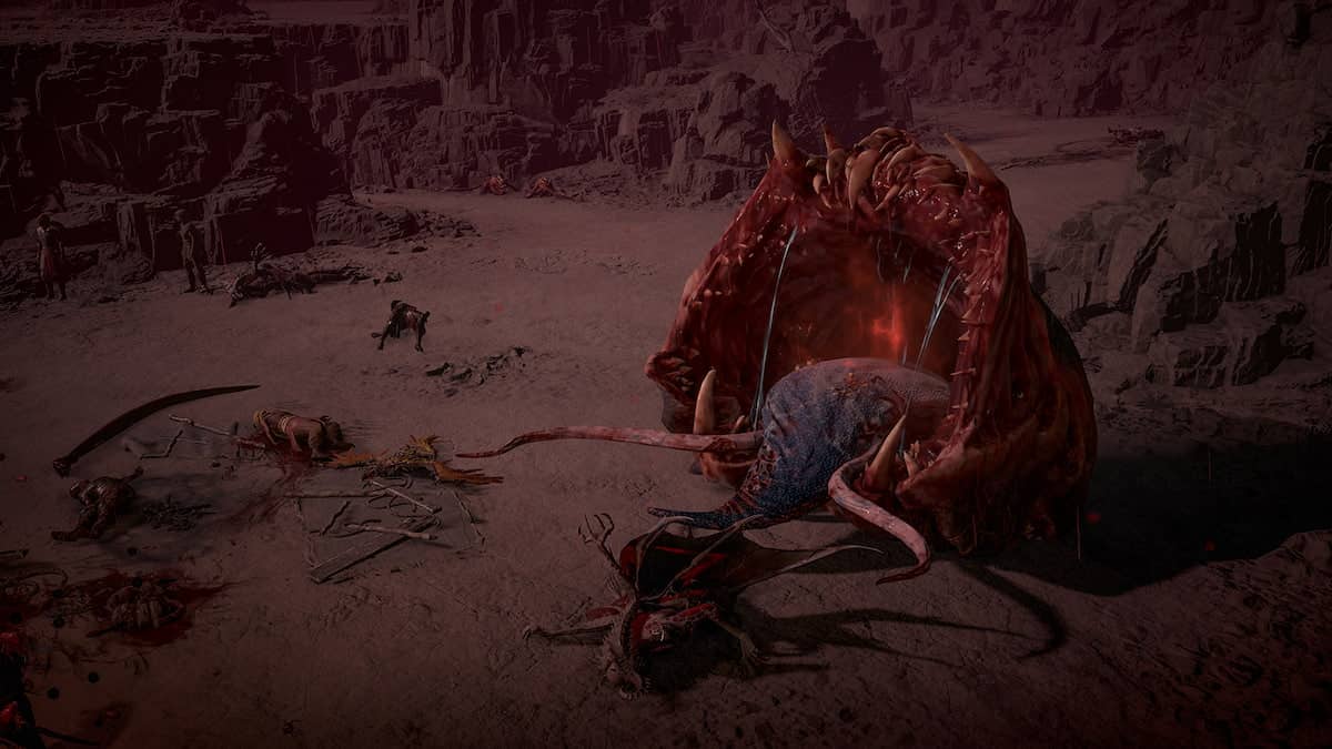Diablo 4 Season 4 image of a Helltide gate