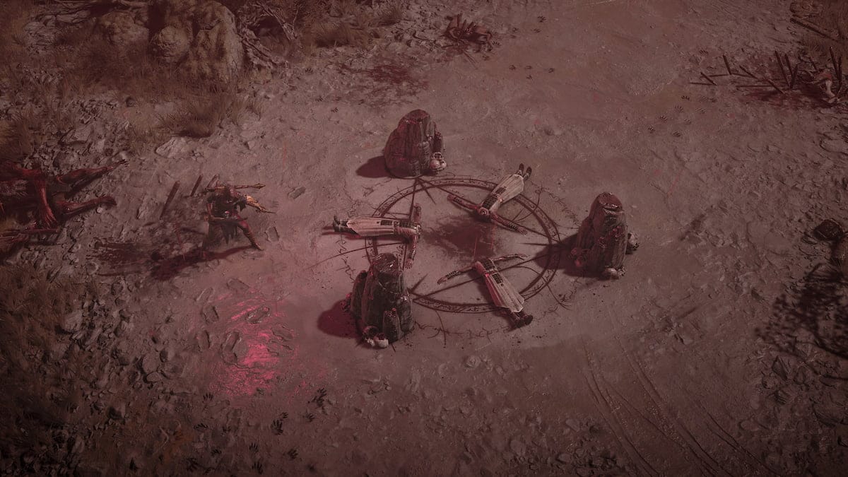 Diablo 4 Season 4 image of an Accursed Ritual