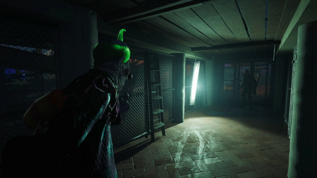 Killer Klowns From Outer Space: The Game human trapped in a hallway