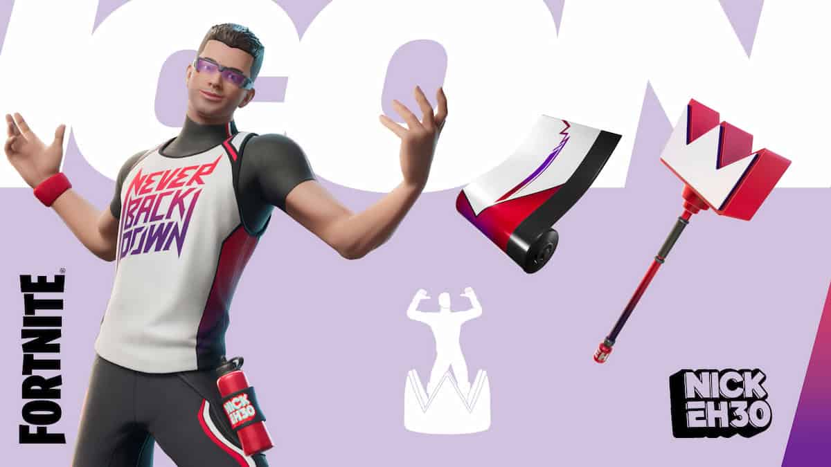 Fortnite Nick Eh 30 outfit pickaxe and wrap