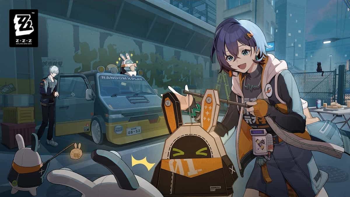Zenless Zone Zero characters hanging out in the street