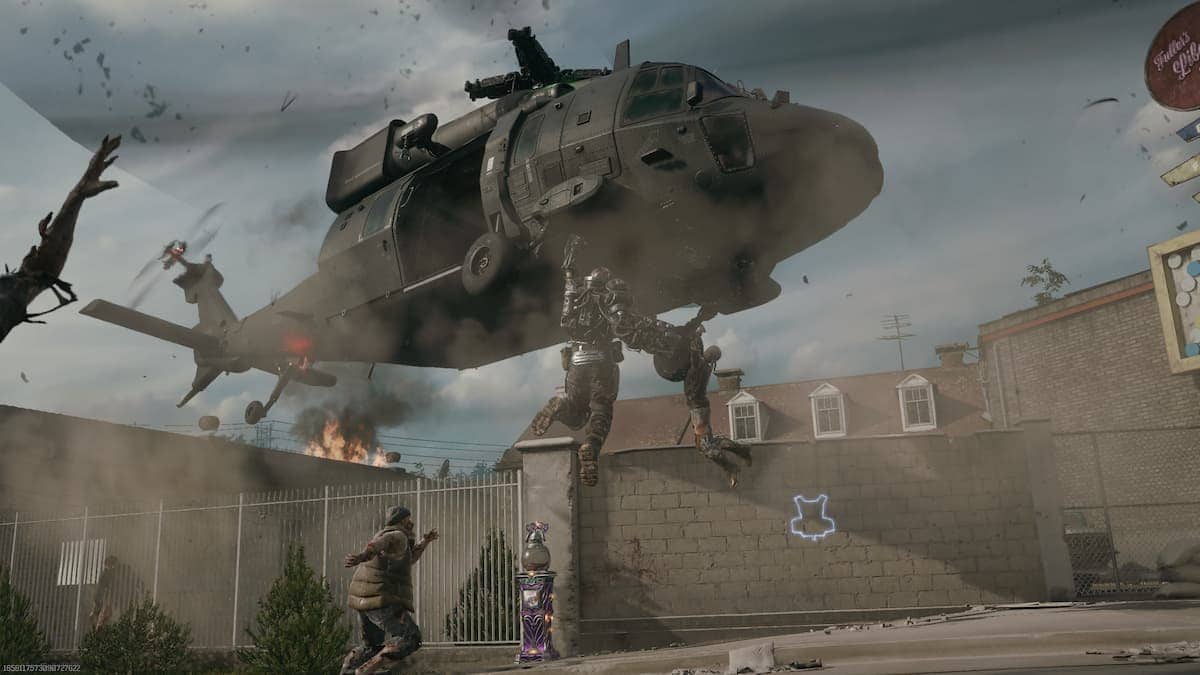 A helicopter in Black Ops 6