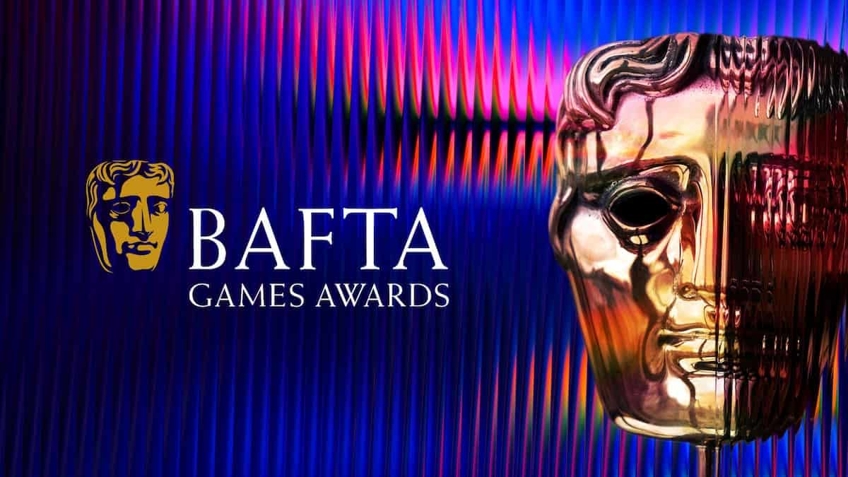 the BAFTA game awards logo of a golden mask