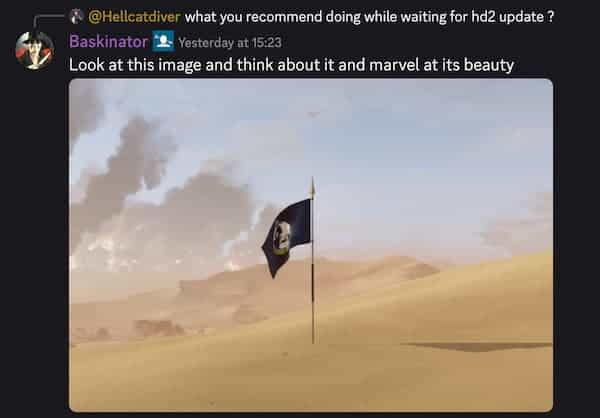 The Helldivers 2 CM may have leaked a spear.