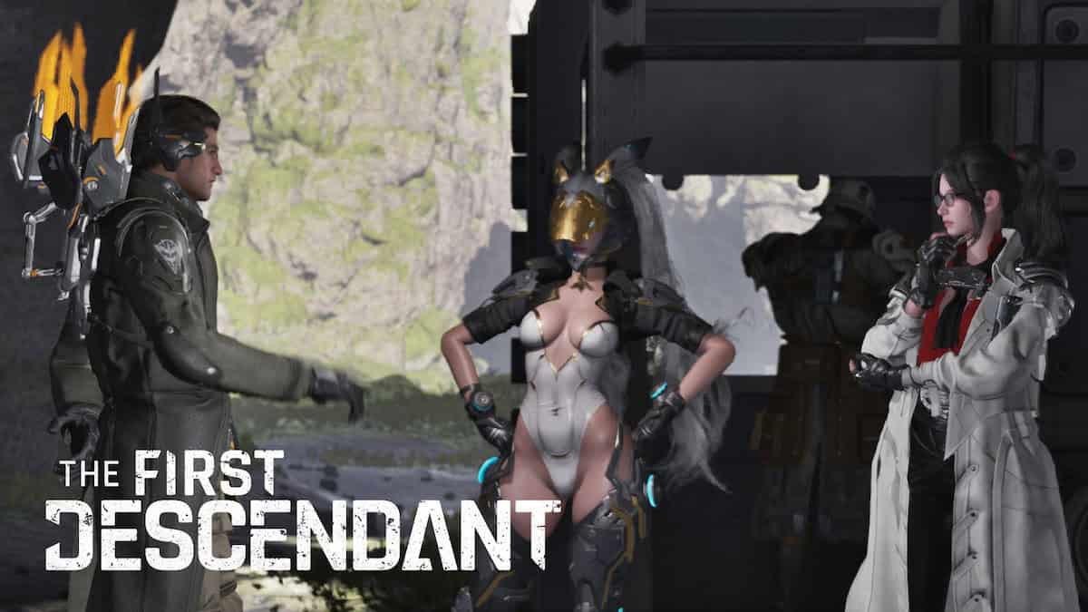 The First Descendant Enzo, Ultimate Bunny and Glay talking