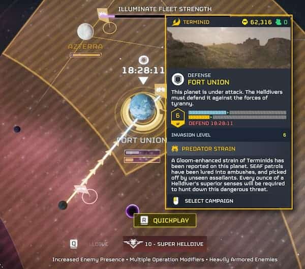 Fort Union in Helldivers 2.