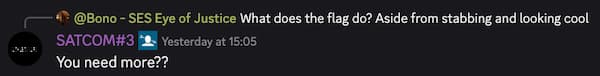 Helldivers 2 dev on Flag Stratagem.