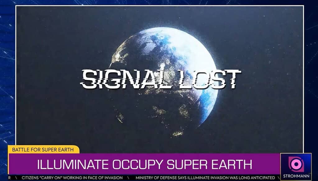 Leaked news segment in Helldivers 2.