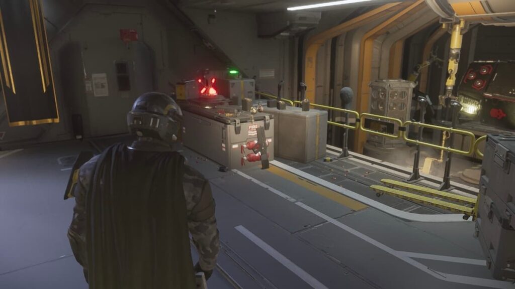 Helldivers 2 player looks for the Service Technician.