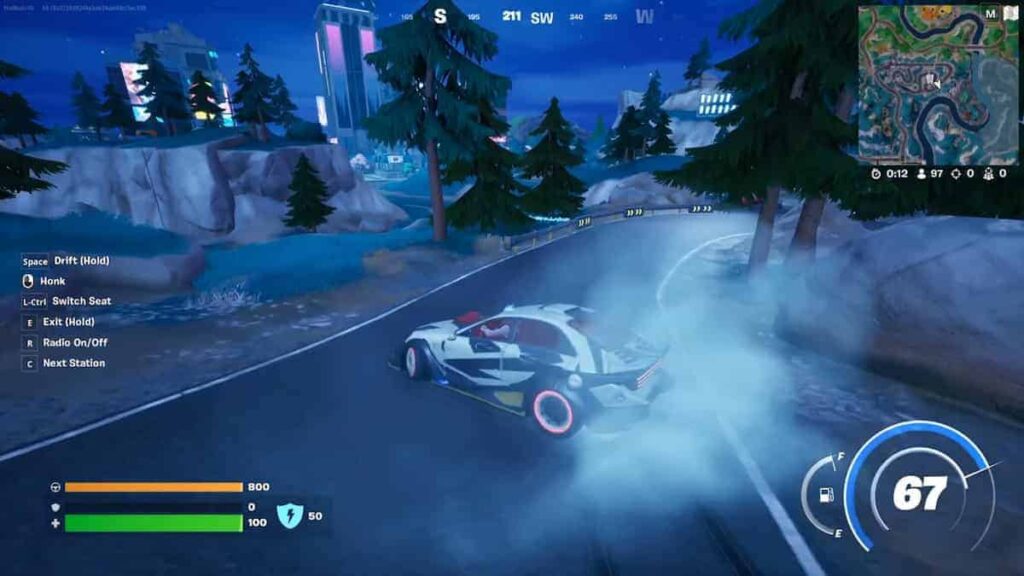 How To Destroy Objects While Drifting or Boosting in a Nitro Drifter in Fortnite