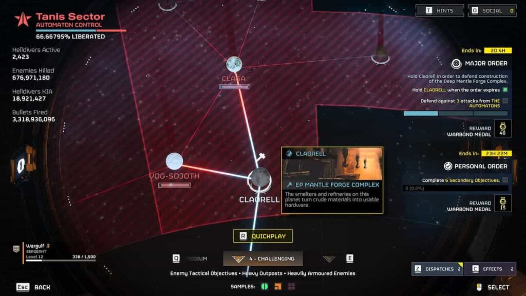 The Automatons are back for another tango on Claorell and Helldivers are ready to dance