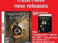 Buy Condemned 2: Bloodshot, get something free