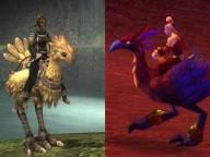 Final Fantasy Chocobos VS World of Warcraft Blood Elf Mounts