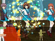 Haruhi Suzumiya dancing game for the Wii
