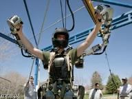 Robotic suit amplifies human strength