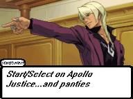 Start/Select on Apollo Justice…and panties