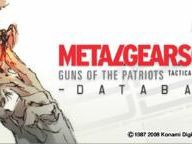 PlayStation Blog: Metal Gear Solid 4: Guns of the Patriots Database on the way!