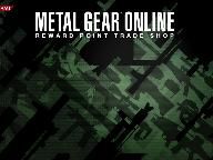 Metal Gear Online Rewards Shop Open