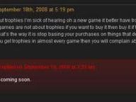 Trophies mandatory "soon"?