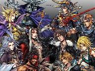 Terra and Kefka in Dissidia : Final Fantasy