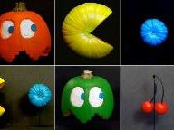 Incredibly Detailed Pac-Man Pumpkins